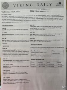 Viking Nerthus Daily Program: Complete Paris & Normandy River Cruise Guide