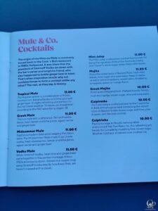 Celestyal Cruises Drink Menus (With Prices & Photos)