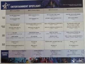 Carnival Firenze Entertainment Schedule and Activities Guide