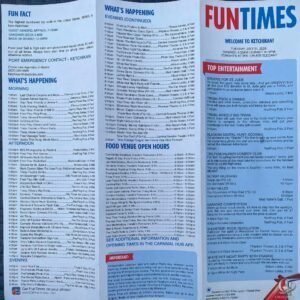 Carnival Miracle FunTimes: Alaska Daily Programs