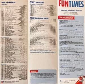 Carnival Splendor FunTimes: South Pacific Daily Programs