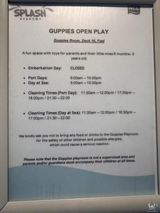 Norwegian Cruise Line Guppies Open Play: Guide for Babies and Toddlers