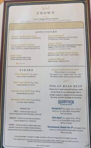 Princess Crown Grill Menu and Prices