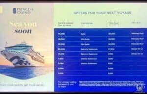 Princess Cruises Casino Points: Sea You Soon Offers for 8–10 Day Cruises