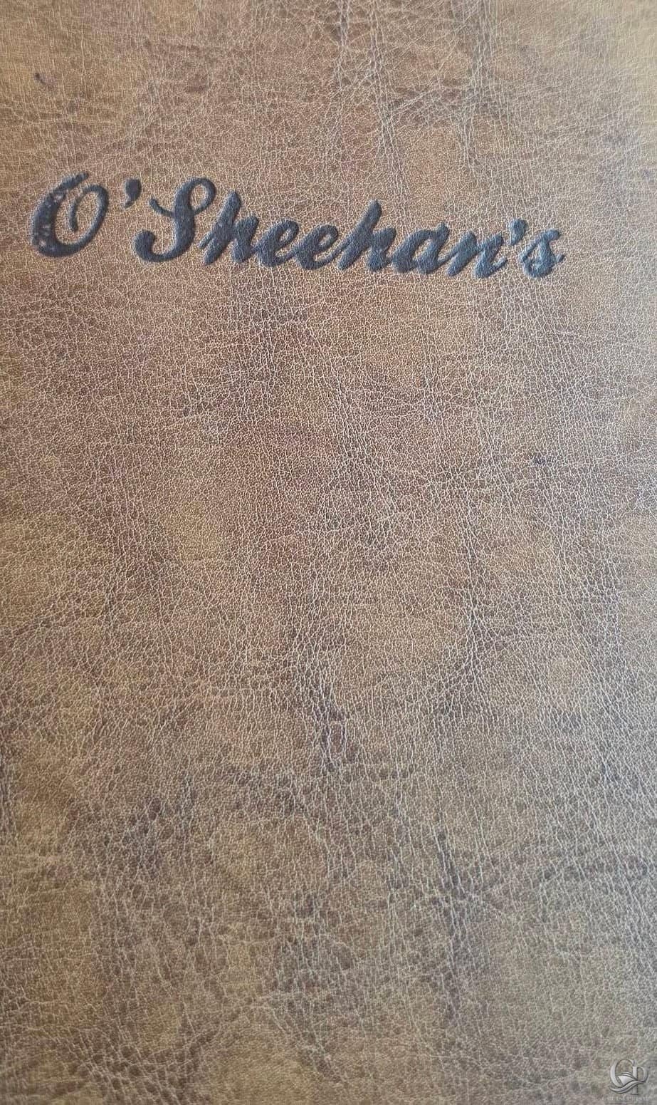 Norwegian Cruise Line O’Sheehan’s Bar & Grill Menu