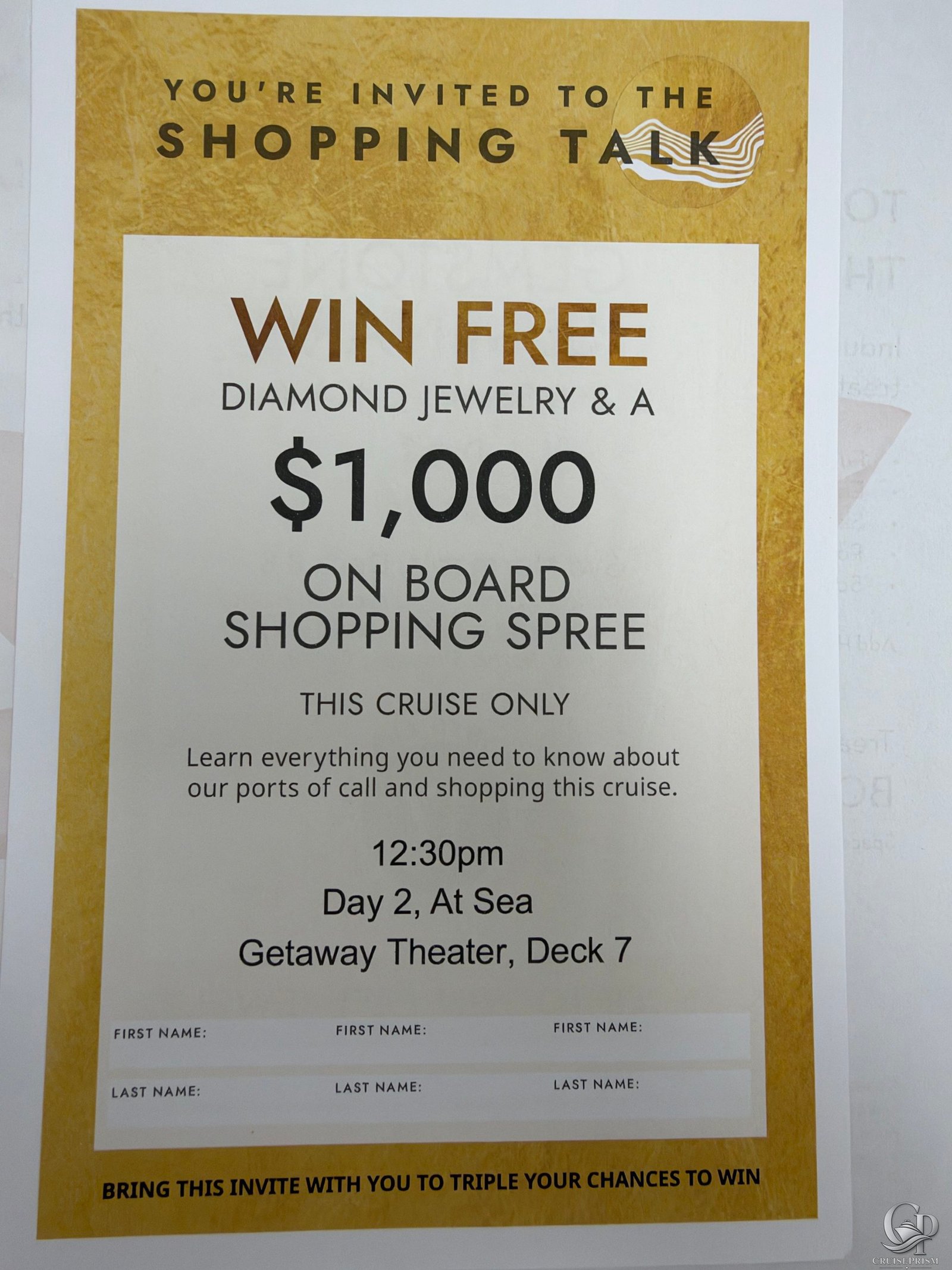 Norwegian Getaway Shopping Talk, Diamond Seminar & $1,000 Giveaway