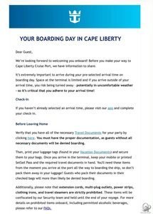 Royal Caribbean Cape Liberty Boarding Guide: Check-In, Parking & Embarkation Tips