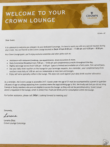 Royal Caribbean Crown Lounge & Crown and Anchor Benefits Guide