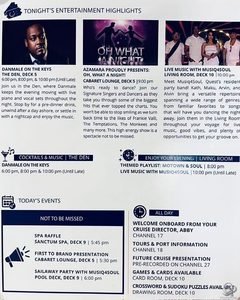 Azamara Quest Daily Program: The Insider – October 3
