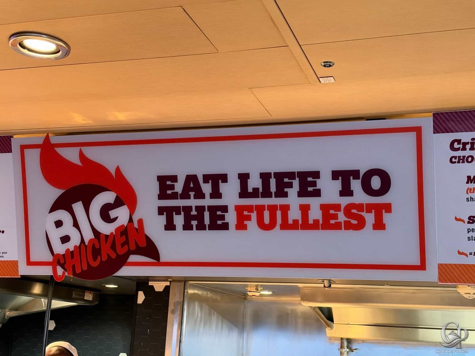 Big Chicken on Carnival Celebration: Menu & Review