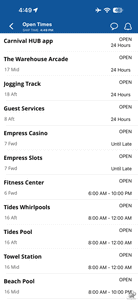 Carnival Celebration Hours Guide: Pools, BOLT, WaterWorks, Casino & Activities