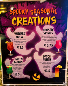 Carnival Cruise Halloween Drinks Menu: Spooky Seasonal Creations