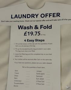 Marella Cruises Laundry Service: Wash & Fold Price and How It Works