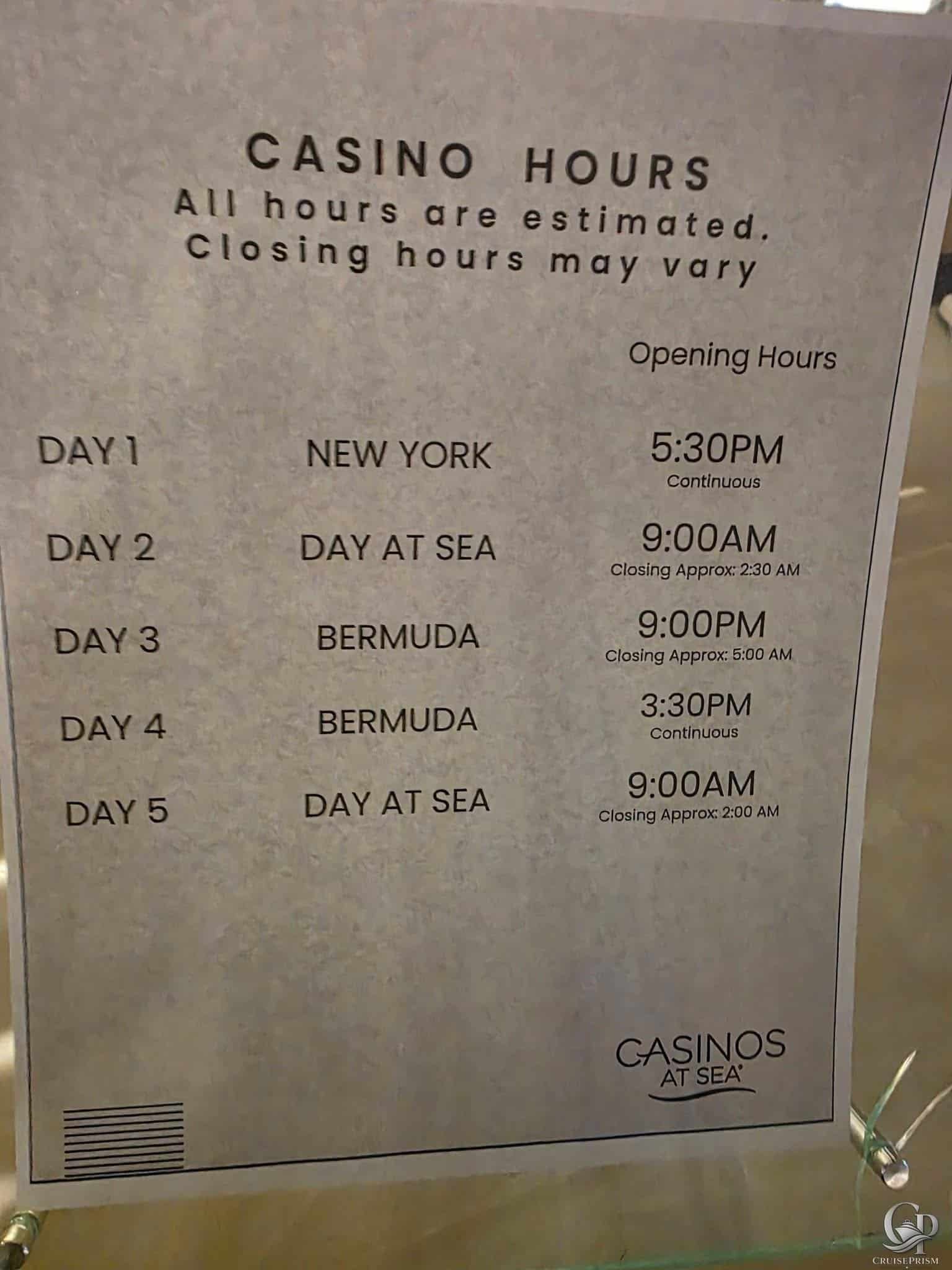 Norwegian Cruise Line Casino Hours: What to Expect on a Bermuda Cruise